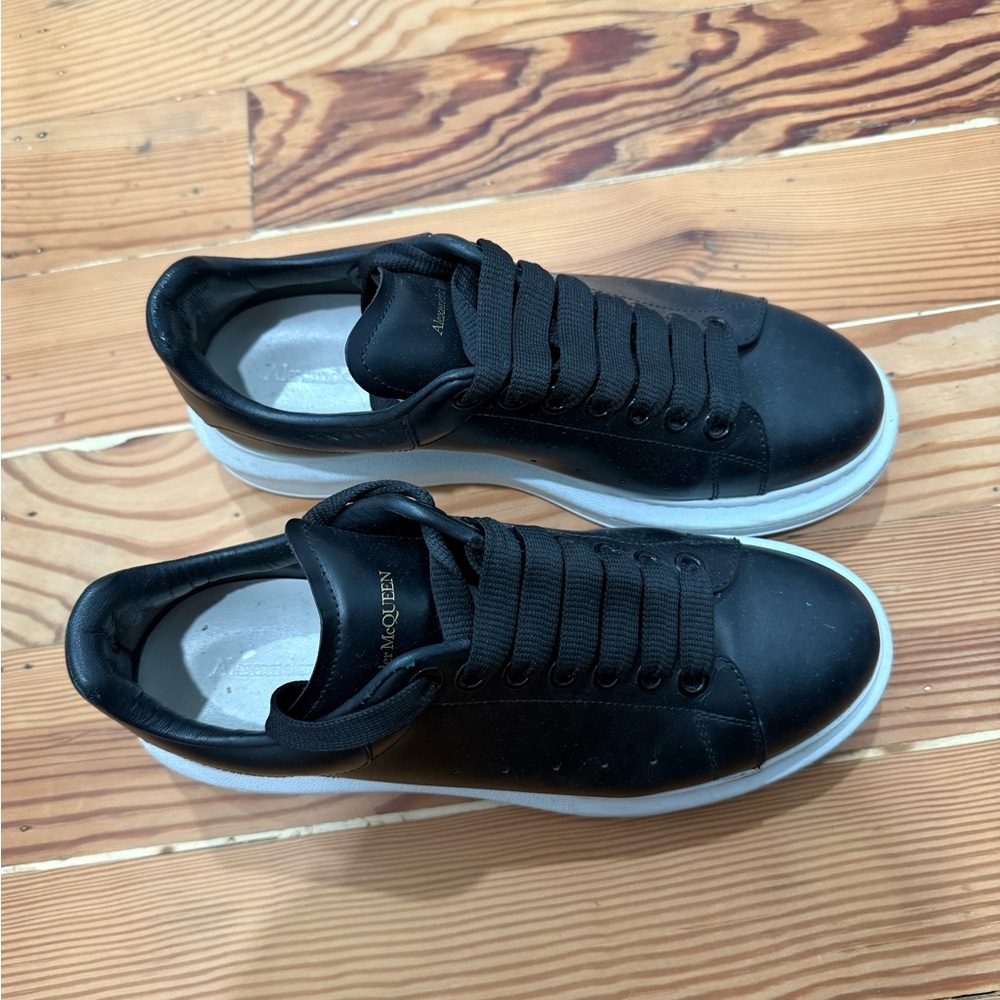 Alexander McQueen Women’s Black and White Sneakers